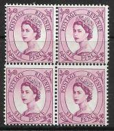 S106 6d Wilding Edward Watermark with perf shift UNMOUNTED MINT/MNH