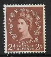 S46ca 2d Wilding Blue Phos Cream with 1 x 6mm Band typo UNMOUNTED MINT