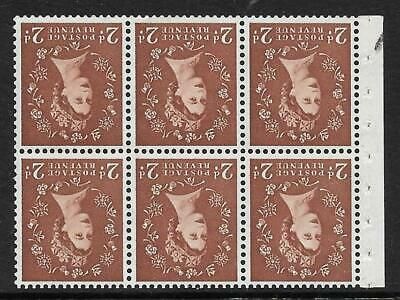 SB79a Wilding booklet wmk Crowns Inverted UNMOUNTED MNT MNH