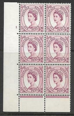 6d Wilding Tudor Wmk Cylinder 1 No Dot perf type C(E P) UNMOUNTED MINT MNH