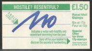 FP3a 1985 Hand Writing Folded Booklet - complete - No Cyl