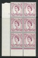 6d Wilding Tudor Wmk Cylinder 1 No Dot perf type B(I P) UNMOUNTED MINT MNH