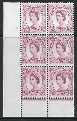 6d Wilding Edward Wmk Cylinder 2 No Dot perf type B(I P) UNMOUNTED MINT MNH