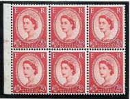 SB81 Wilding booklet pane Edward Crown perf I cyl J8T No Dot UNMOUNTED MNT MNH