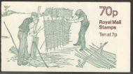 FD6b Dec 1978 70p Wattle Fence Making Folded Booklet - Complete
