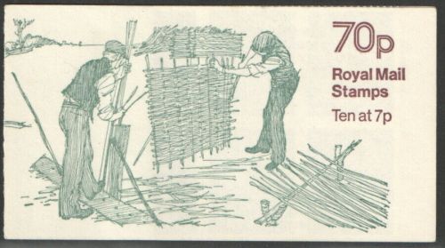 FD6b Dec 1978 70p Wattle Fence Making Folded Booklet - Complete