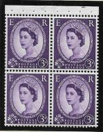 SB96 Wilding booklet pane Sideways Left Cyl K19 perf type I UNMOUNTED MNT