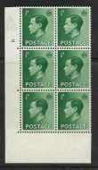 ½d Edward VIII A36 Cylinder Block - 12 Dot with variety UNMOUNTED MINT