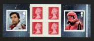 PM70 2019 Star Wars 6 x 1st Self Adhesive Booklet - cyl W1