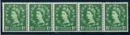 S25n 1½d Wilding Tudor Crown listed variety - Dot over rose UNMOUNTED MINT