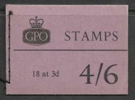 L9 4 6 Wilding GPO booklet - Feb 1959 all Inverted UNMOUNTED MINT