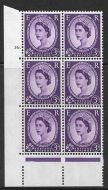 3d Wilding Multi Crown on Cream Cyl 36 Dot perf A(E/I) UNMOUNTED MINT