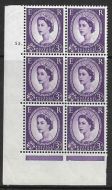 3d Wilding Multi Crown on Cream Cyl 52 Dot perf A(E/I) UNMOUNTED MINT