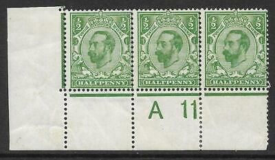 Spec N1(1) ½d Green Control A 11 perf 1A MOUNTED MINT