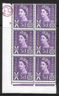 Sg XS7 3d Scotland 1 CB GA Cyl 5 No Dot perf FL(I E) UNMOUNTED MINT