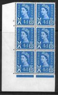 Sg XS9 4d Scotland Crowns Cyl 2 No Dot perf A(E I) UNMOUNTED MINT