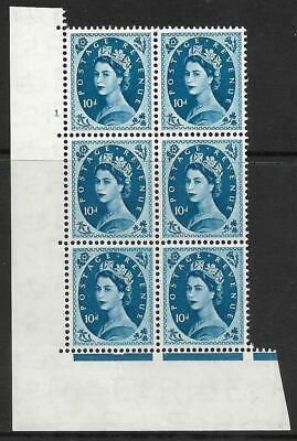 10d Wilding Tudor Wmk Cylinder 1 No Dot perf type A(E I) UNMOUNTED MINT