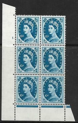 10d Wilding Tudor Wmk Cylinder 1 Dot perf type C(E P) UNMOUNTED MINT