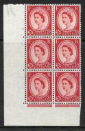 2½d Wilding Tudor Wmk Cylinder 7 No Dot perf type A(E I) UNMOUNTED MINT
