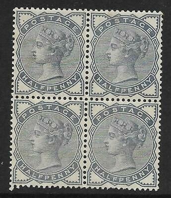 Sg 187 ½d Blue from Lilac  Green issue block of 4 UNMOUNTED MINT