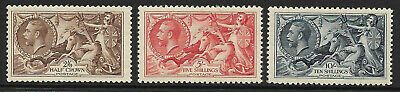Sg 450 - 452 1934 Re-Engraved set of 3 Seahorses UNMOUNTED MINT/MNH