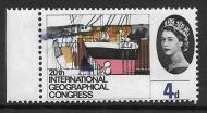1964 Geographical 4d (Ord) - Shift or violet UNMOUNTED MINT
