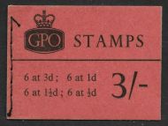 M31 3 - Feb 1961 Wilding AVC GPO Avert booklet -  No Stamps