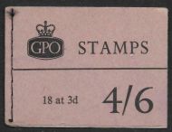 L22 4/6 Oct 1960 Wilding Stampless!!! AVC GPO Avert booklet - complete
