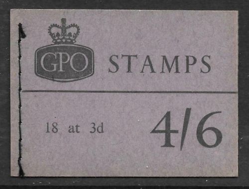 L56p 4 6 Feb 1965 Wilding AVC GPO Advert booklet with stamps UNMOUNTEDMINT MNH