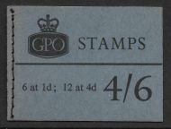 L69 4 6 Nov 1967 Wilding AVC GPO Avert booklet -  No Stamps