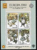 Europa 1980 Year of The Child Exhibition miniature sheet UNMOUNTED MINT/MNH