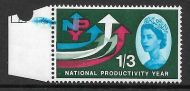 1962 sg 633p NPY 1/3 phos with ink blob - scarce on high values UNMOUNTED MINT