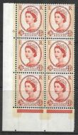 1959 4½d Phosphor Graphite cylinder 6 Dot perf type A(E/I) UNMOUNTED MINT