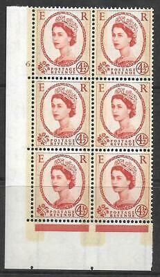 1959 4½d Phosphor Graphite cylinder 6 Dot perf type A(E/I) UNMOUNTED MINT