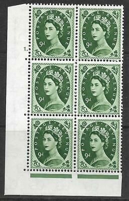 9d Wilding Multi Crown on Cream Cyl 1 Dot perf A(E I) UNMOUNTED MINT