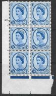 4d Wilding Multi Crown on White Cyl 20 Dot perf A(E I) UNMOUNTED MINT