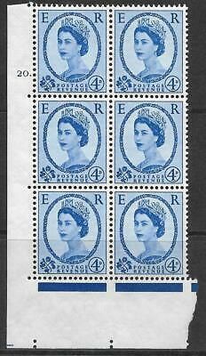4d Wilding Multi Crown on White Cyl 20 Dot perf A(E I) UNMOUNTED MINT