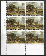 1968 1 9 Paintings - misperf huge shift cyl no dot UNMOUNTED MINT