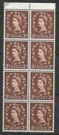 S36c 2d Wilding Tudor Crown with variety - Rose petal flaw UNMOUNTED MINT