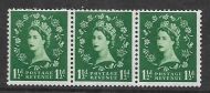 S26r 1½d Wilding Edward Crown listed variety - dot over rose UNMOUNTED MINT