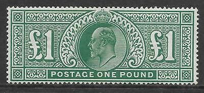 Sg 320 £1 Green Somerset House Very lightly MOUNTED MINT