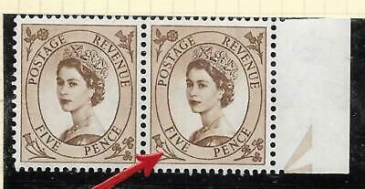 S101b 5d Wilding multi crowns variety - spot on Daffodil UNMOUNTED MINT