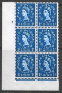 S24 1d Wilding Violet Phos 2x9.5mm variety phos omitted RPS cert UNMOUNTED MINT