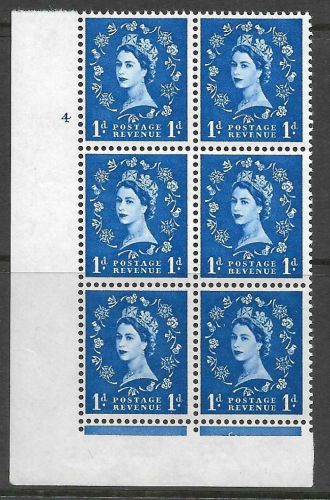 S24 1d Wilding Violet Phos 2x9.5mm variety phos omitted RPS cert UNMOUNTED MINT