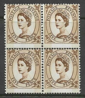 S103 5d Wilding 9.5mm Violet phos with huge perf shift UNMOUNTED MINT