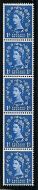 S15c 1d Wilding Graphite with listed variety - extra stop UNMOUNTED MINT MNH
