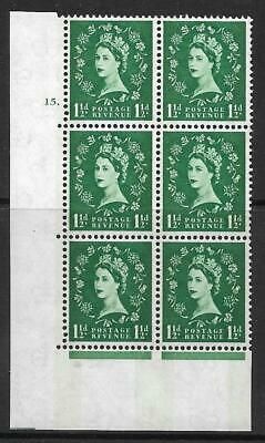 1½d Wilding Violet 8mm Cyl 15 Dot NB left UNMOUNTED MINT