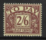 Sg D65wi 2 6 QE II Multi Crowns Postage Due Wmk Inverted UNMOUNTED MINT