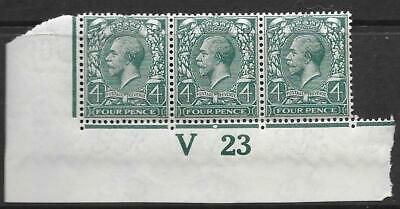 N23(1) 4d Grey Green Royal Cypher control V23 imperf UNMOUNTED MINT