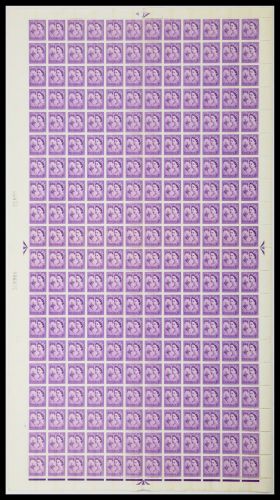 XG2 3d Guernsey Regional Cream paper - Full sheet UNMOUNTED MINT